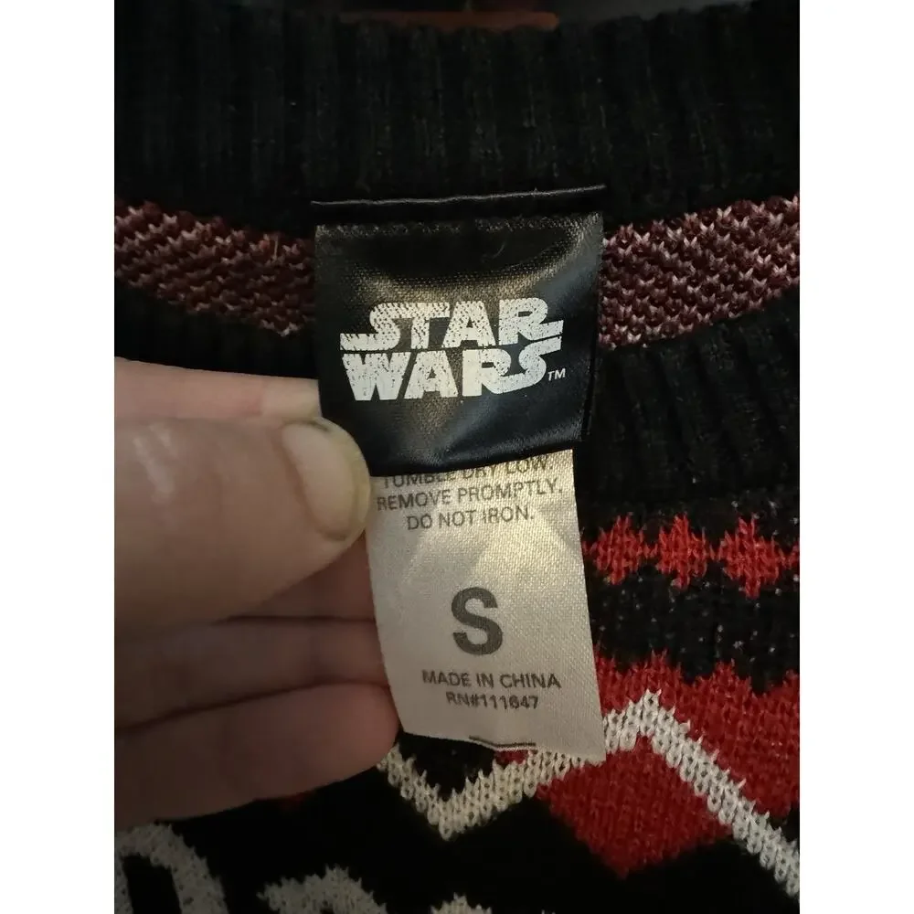 Star Wars Merry Sithmas Ugly Christmas Sweater Darth Vader Small